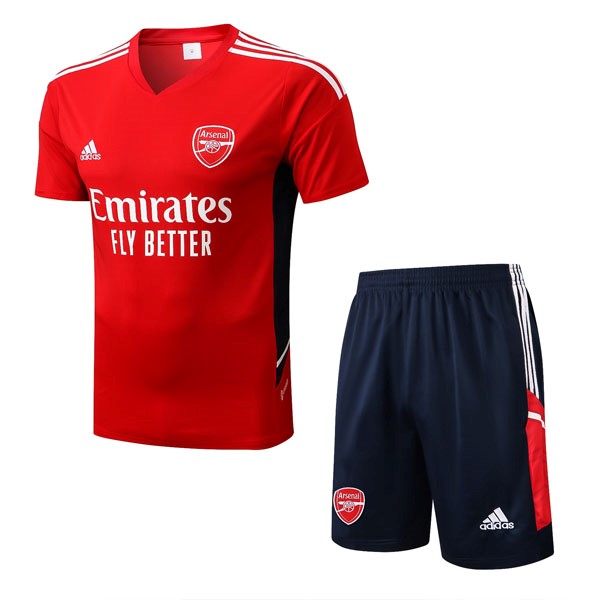 Camiseta Entrenamiento Arsenal Conjunto Completo 2022-2023 Rojo